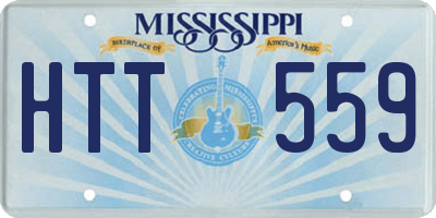 MS license plate HTT559