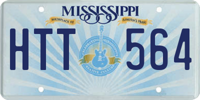 MS license plate HTT564