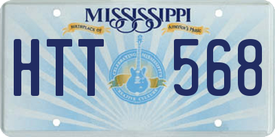 MS license plate HTT568