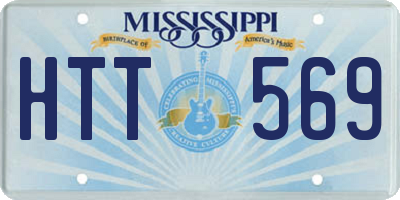 MS license plate HTT569