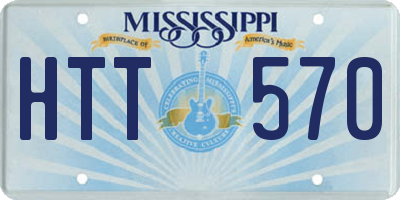 MS license plate HTT570