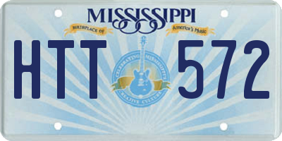 MS license plate HTT572