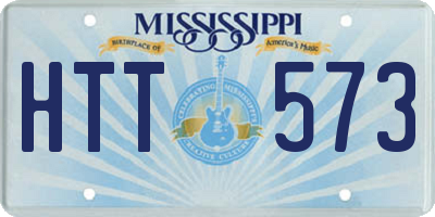 MS license plate HTT573