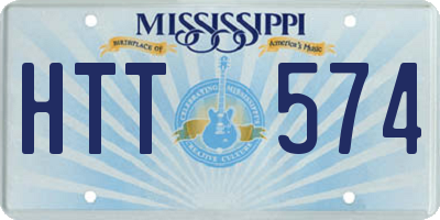 MS license plate HTT574