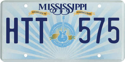 MS license plate HTT575