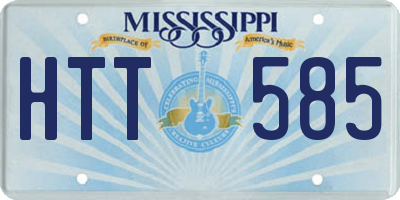 MS license plate HTT585