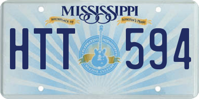 MS license plate HTT594
