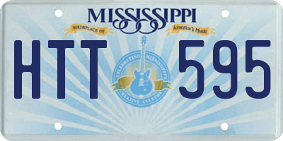 MS license plate HTT595