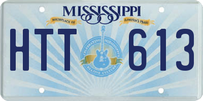 MS license plate HTT613