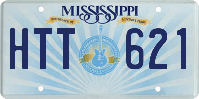MS license plate HTT621