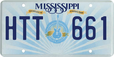 MS license plate HTT661