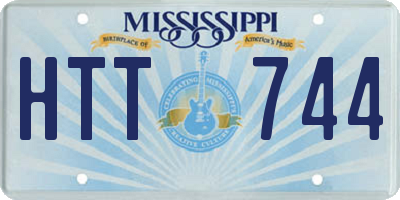 MS license plate HTT744