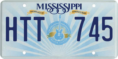 MS license plate HTT745