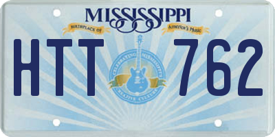 MS license plate HTT762