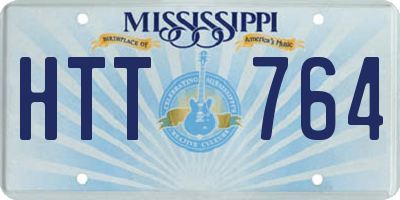 MS license plate HTT764