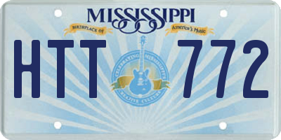 MS license plate HTT772