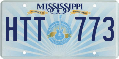 MS license plate HTT773