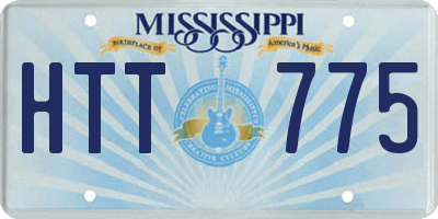 MS license plate HTT775