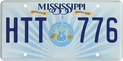 MS license plate HTT776