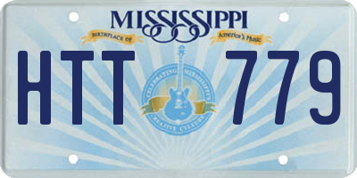MS license plate HTT779