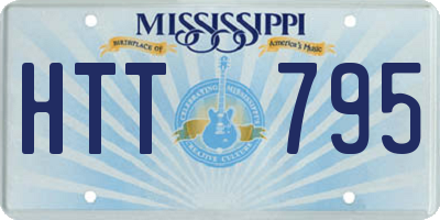 MS license plate HTT795