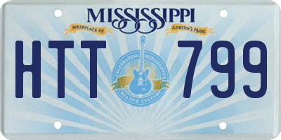 MS license plate HTT799