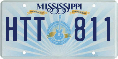 MS license plate HTT811