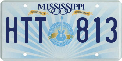 MS license plate HTT813