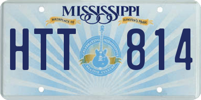 MS license plate HTT814