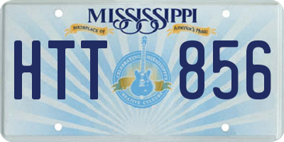 MS license plate HTT856