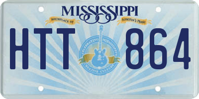 MS license plate HTT864