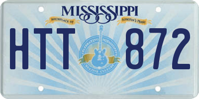MS license plate HTT872