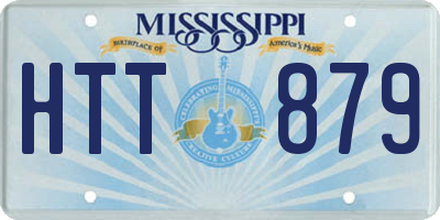 MS license plate HTT879
