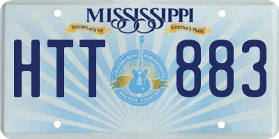 MS license plate HTT883