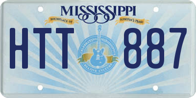 MS license plate HTT887