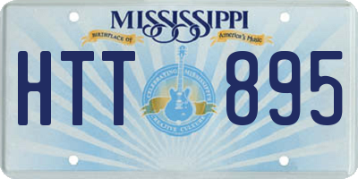 MS license plate HTT895