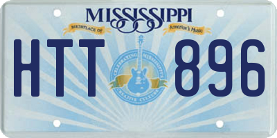 MS license plate HTT896