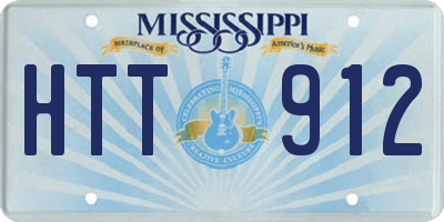 MS license plate HTT912