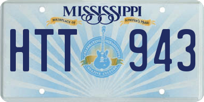 MS license plate HTT943