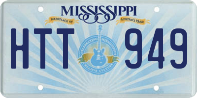 MS license plate HTT949