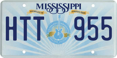 MS license plate HTT955