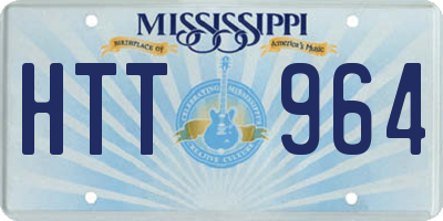 MS license plate HTT964