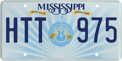 MS license plate HTT975