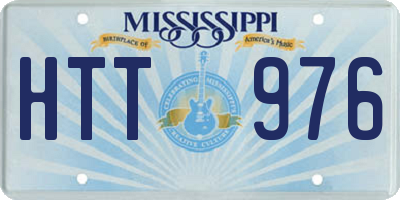 MS license plate HTT976