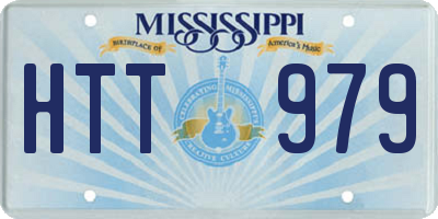 MS license plate HTT979