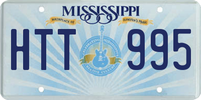 MS license plate HTT995