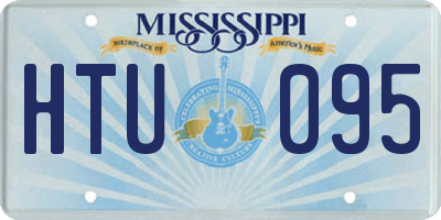 MS license plate HTU095