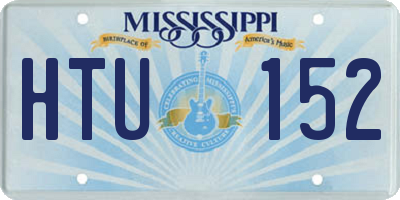 MS license plate HTU152