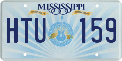 MS license plate HTU159