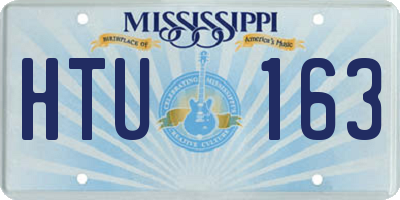 MS license plate HTU163